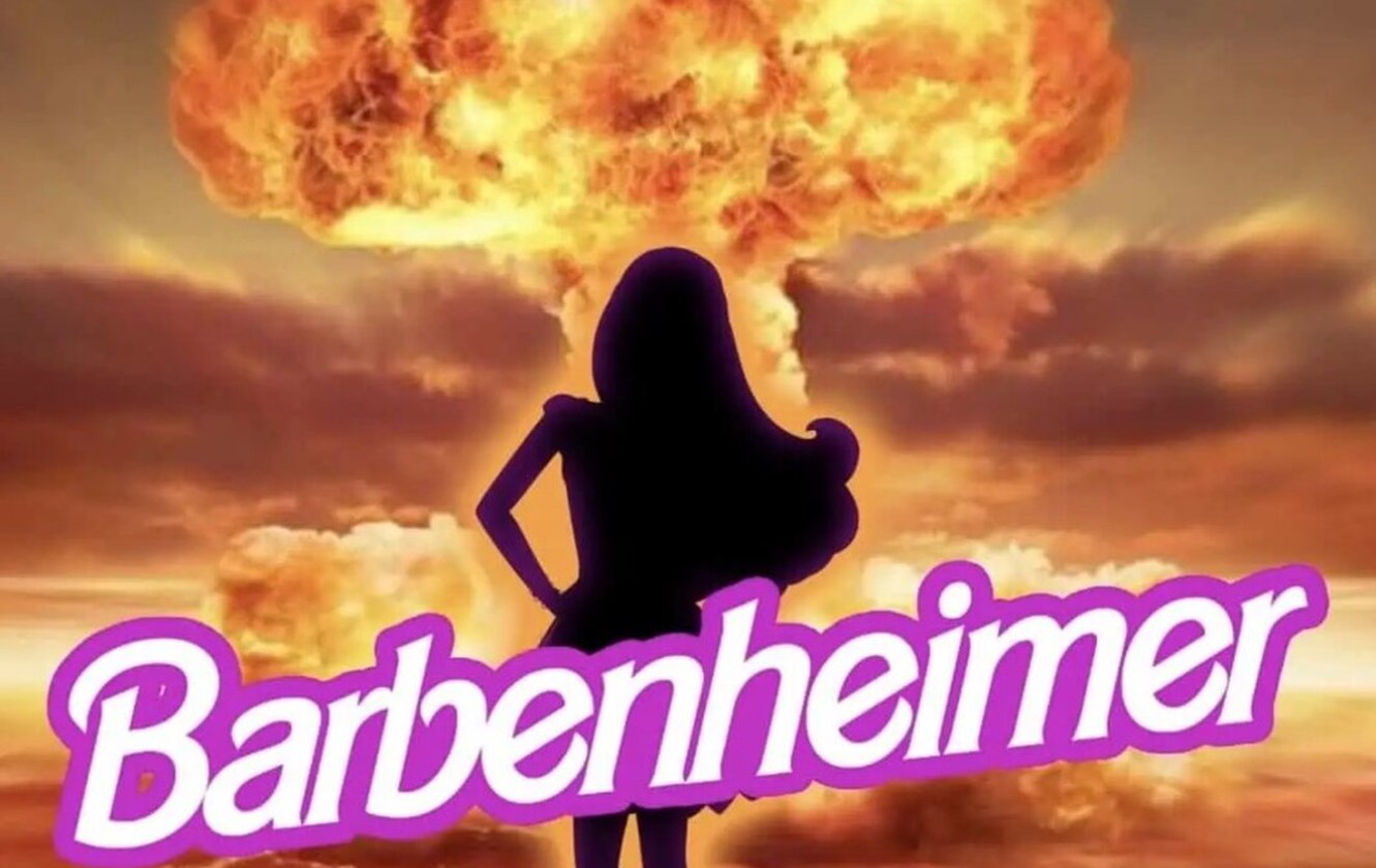 Мем превратился в кино: "Барбенгеймер" - трэш-комедия по мотивам самых успешных фильмов 2023-го